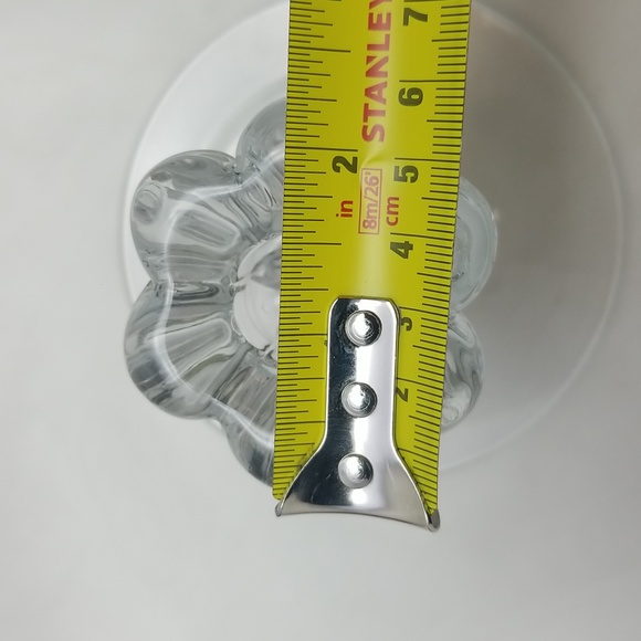 Heisey Sunflower Crystal Candle Holders - Picture 8 of 15